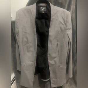 Women’s black and white Worthington Houndstooth blazer